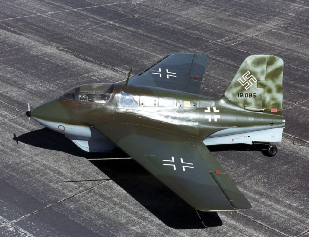 Messerschmitt Me 163 del National Museum of the United States Air Force