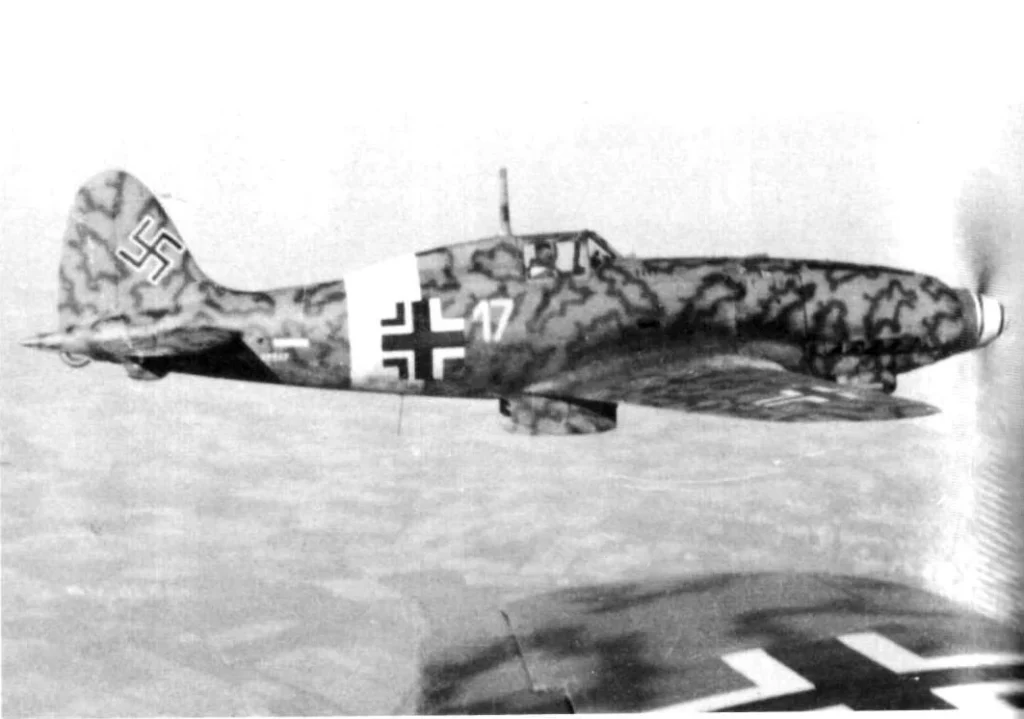 Macchi C.205 con le insegne della Luftwaffe