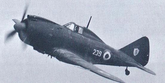  Reggiane Re.2002 della  293ª Squadriglia cobelligerante