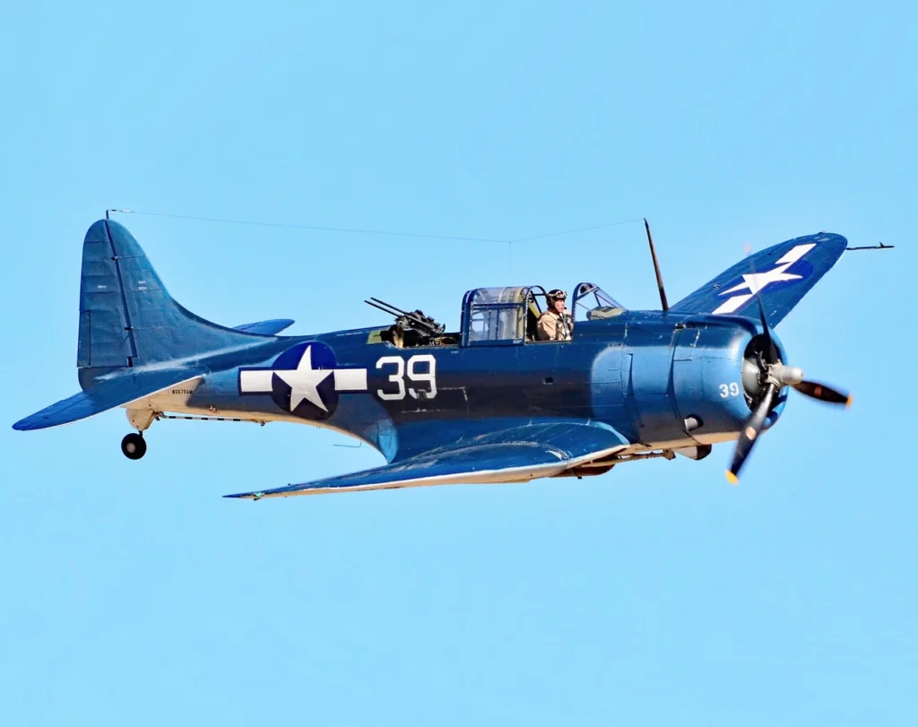 Douglas SBD-5 Dauntless from the Planes of Fame Air Museum Chino CA