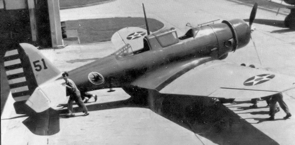 Un Northrop A-17 del 74th Attack Squadron
