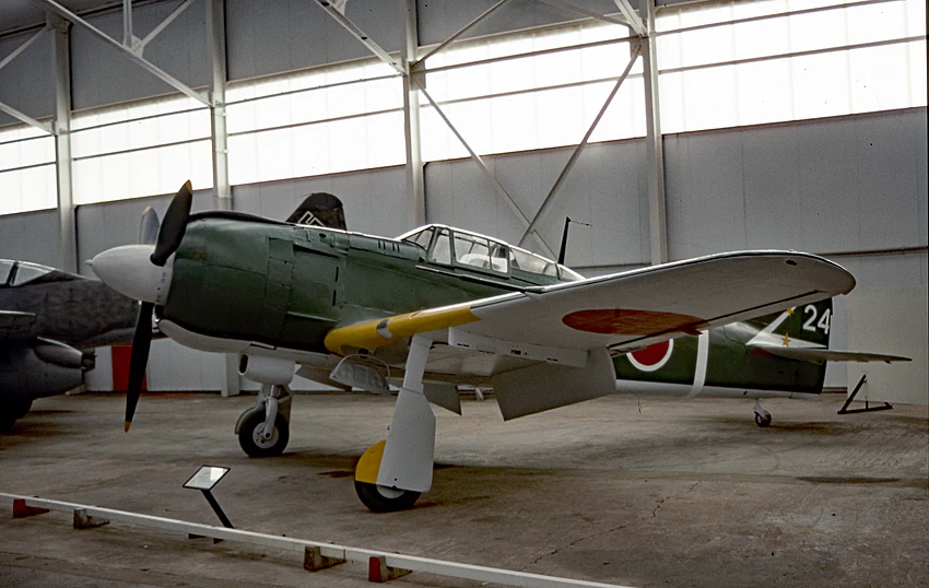 Kawasaki Ki-100 1b at the RAF museum, Cosford