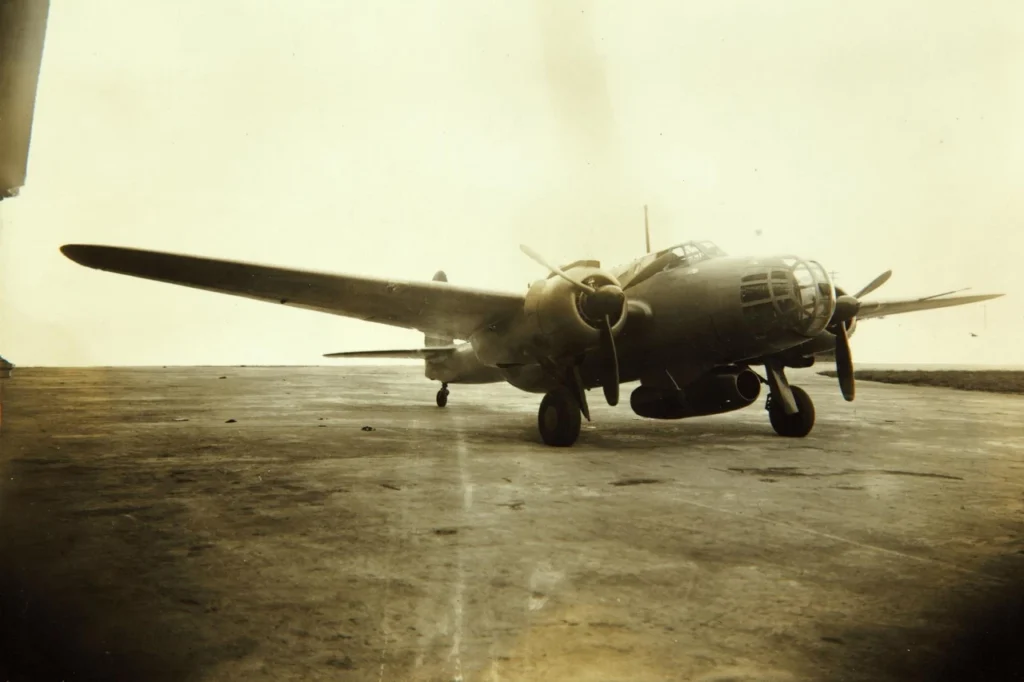 Ki-48 con un motore Ne-0 turbojet