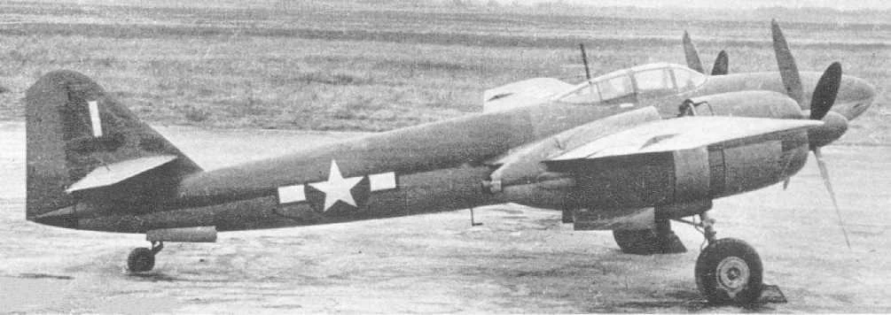 Mitsubishi Ki-83 con insegne USAF