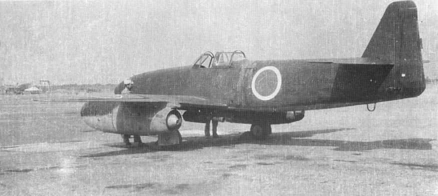 Nakajima Kikka con razzi per assistenza al decollo