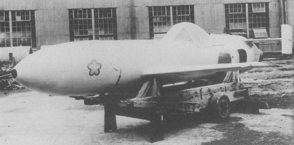 Ohka Model 22 con motore a reazione