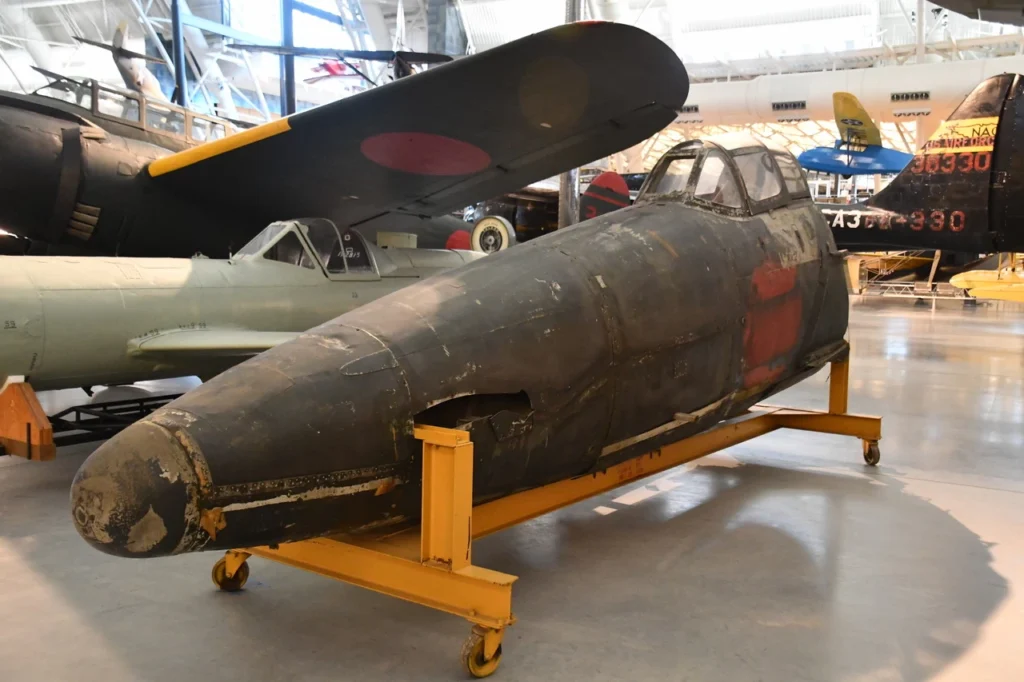 Parte di Fusoliera del Kyushu J7W1 Shinden allo Smithsonian