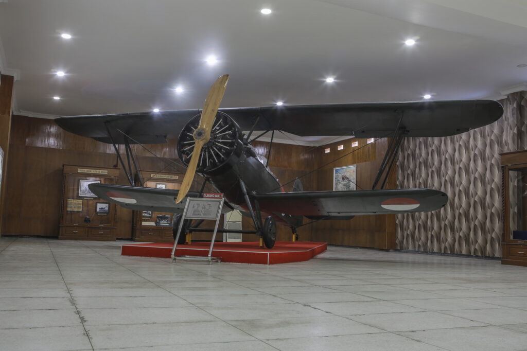 Yokosuka K5Y, named Chureng, at the Dirgantara Mandala Museum