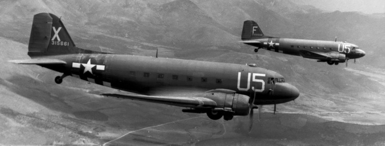 il DC-3: l'aereo da trasporto più diffuso