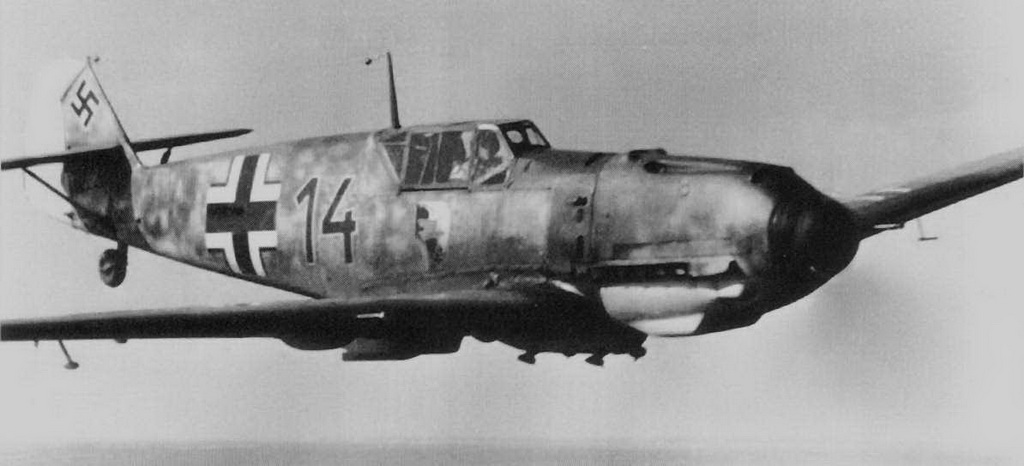 Me109 E4B Black14 1942 72afs