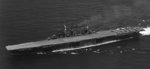 La Saratoga nel 1942