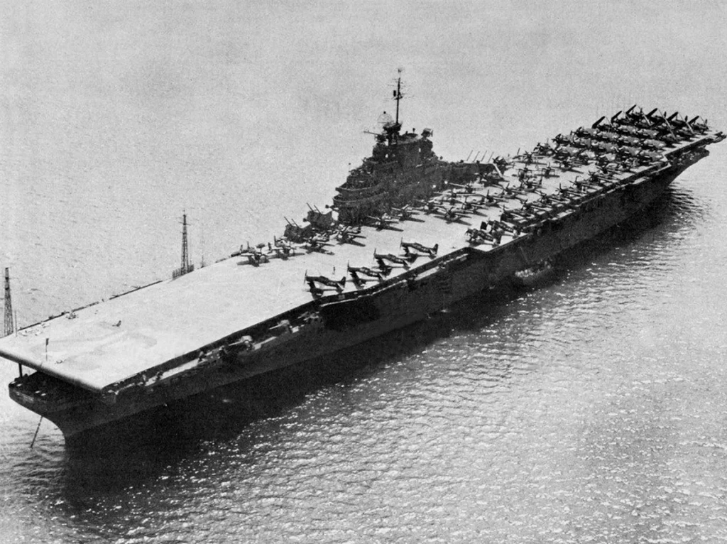 La USS Leyte a Guantanamo nel 1946