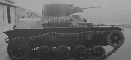 Type 97 Te-Ke visto di lato