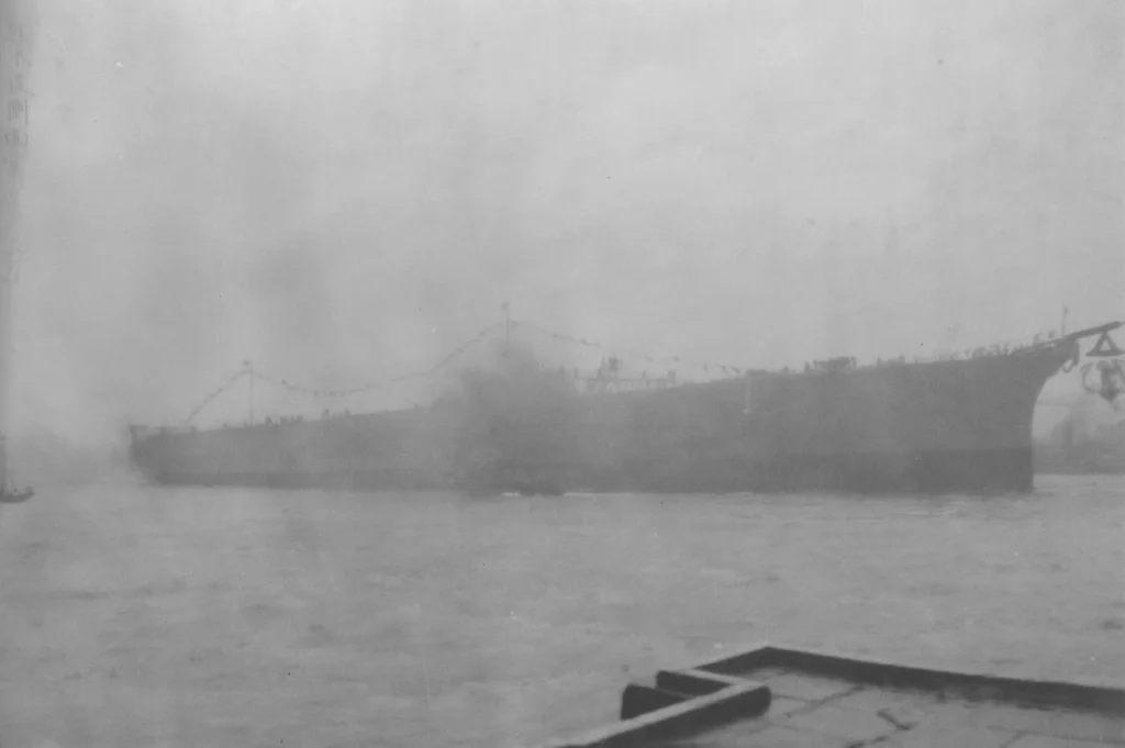 Il varo della Shokaku 1939