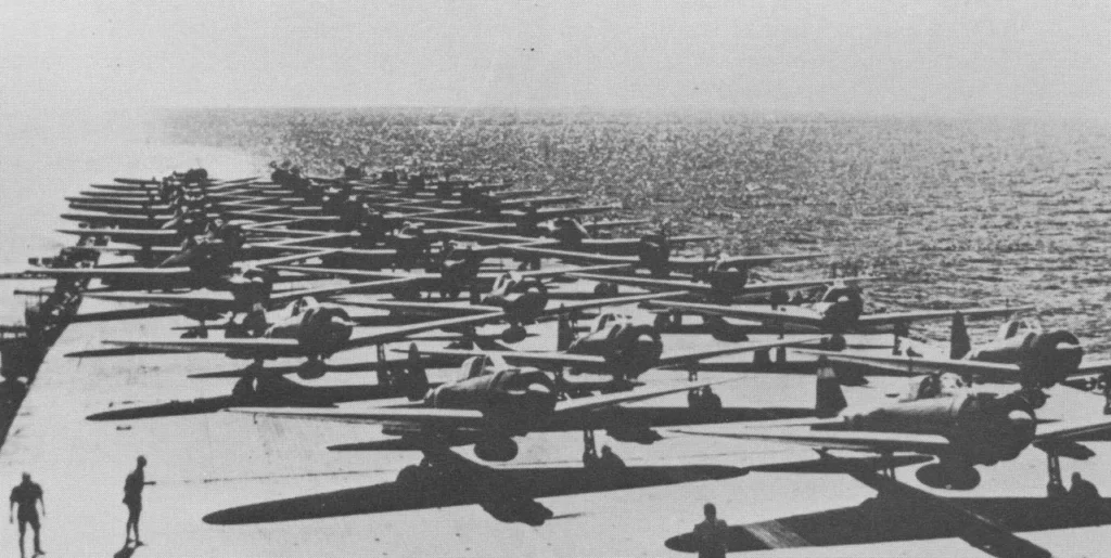 La Zuikaku durante il raid nell'Oceano Indiano