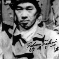 Saburo Sakai con la tuta di volo