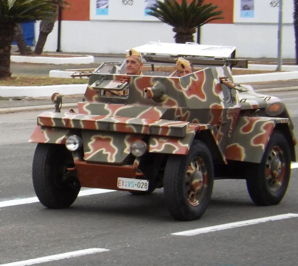 Lancia Lince ancora operativa con targa moderna