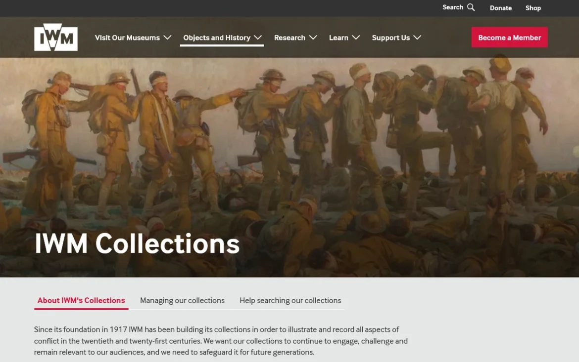 Imperial War Museums - collezioni online