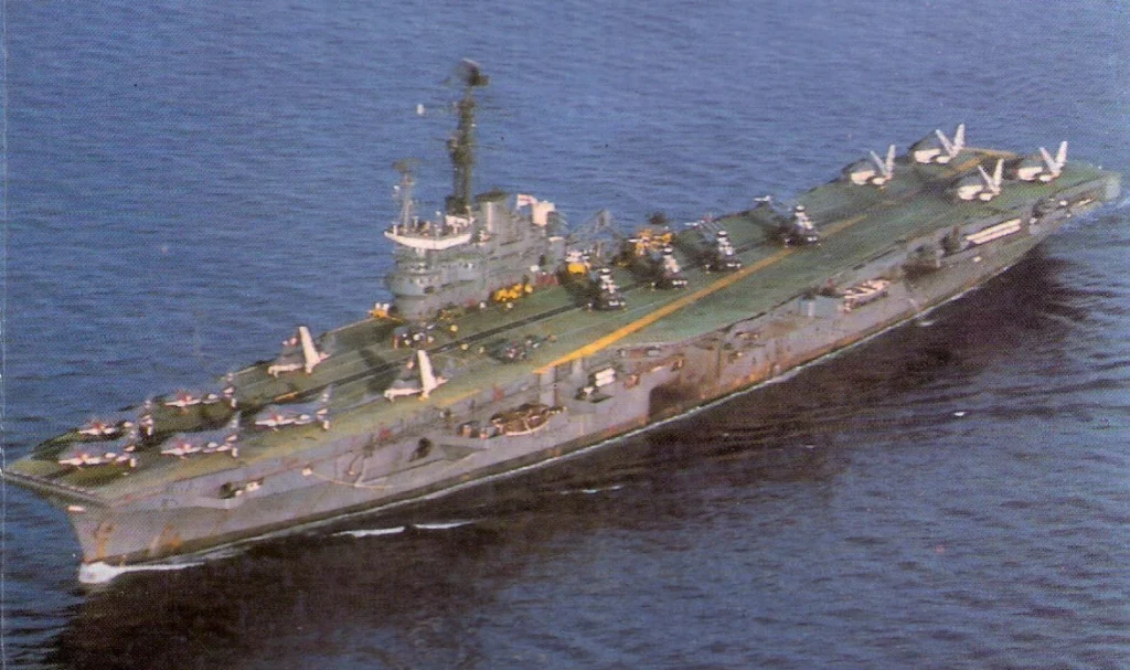 INS Vikrant circa 1984 INS Vikrant circa 1984